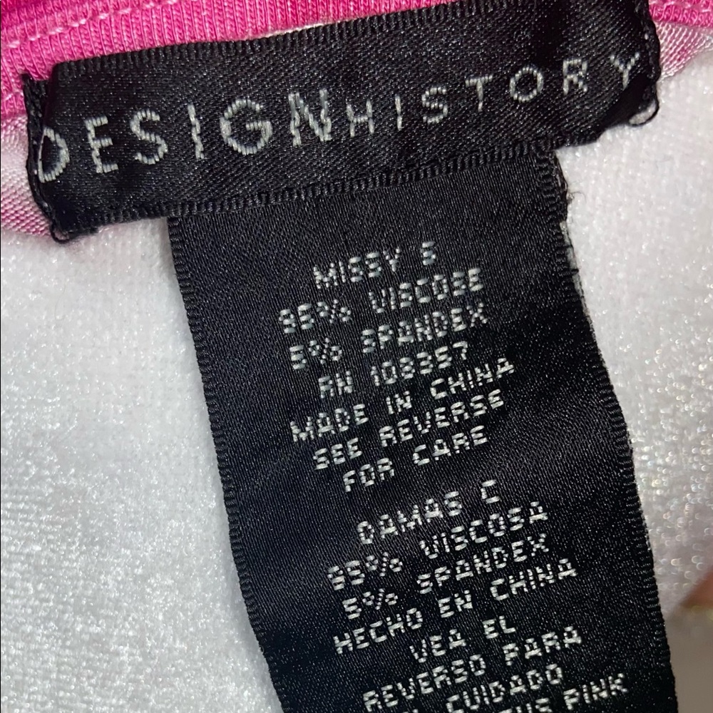 Design History Women’s Short Sleeve Cold Shoulder Tie Dyed Spandex Dress Small - Picture 11 of 11